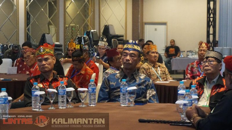 HADIRI MUSDA DAD| Wakil Bupati Barito Utara, Sugianto Panala Putra saat menghadiri musda DAD Barito Utara, Sabtu 18 Maret 2023. (*/foto:ist/*LINTAS KALIMANTAN)