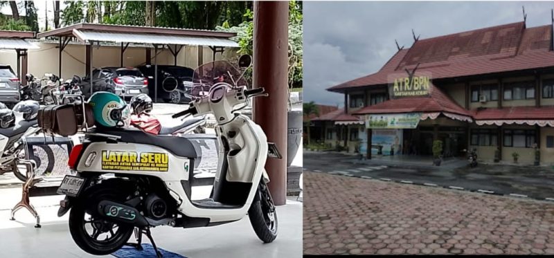 Sepeda Motor yang disiapkan LATAR SERU untuk masyarakat disabilitas dan lansia (Lintas Kalimantan)