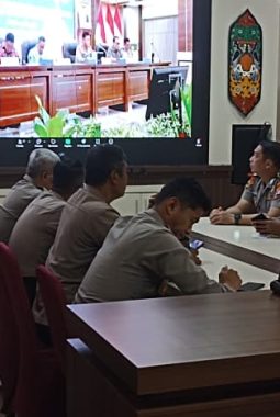 Persiapkan Ops Ketupat 2026, Polresta Palangka Raya Ikuti Vicon Rakor Lintas Sektoral 