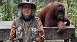 Mendiang Prof. Dr. Birute Mary Galdikas (LINTAS KALIMANTAN/Istimewa)