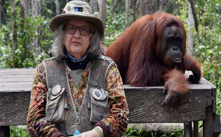 Mendiang Prof. Dr. Birute Mary Galdikas (LINTAS KALIMANTAN/Istimewa)