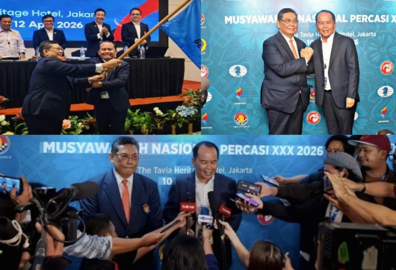 H. Agustiar usai mengikuti Musyawarah Nasional (Munas) Percasi XXX yang digelar di The Tavia Heritage Hotel, Jakarta Sabtu (11/4) (LK/Istimewa)