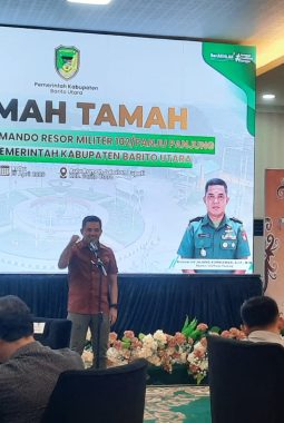 Ramah Tamah Kasrem 102/Pjg dengan Pemkab Barito Utara, Kolonel Inf Jajang Kurniawan Pamit Pindah Tugas