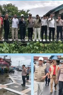 Kapolsek Pahandut AKP Iyudi Hartanto Pimpin Pengamanan Pengukuran Lahan Posko Anti Narkoba di Puntun, Perkuat Sinergi Berantas Peredaran Narkotika