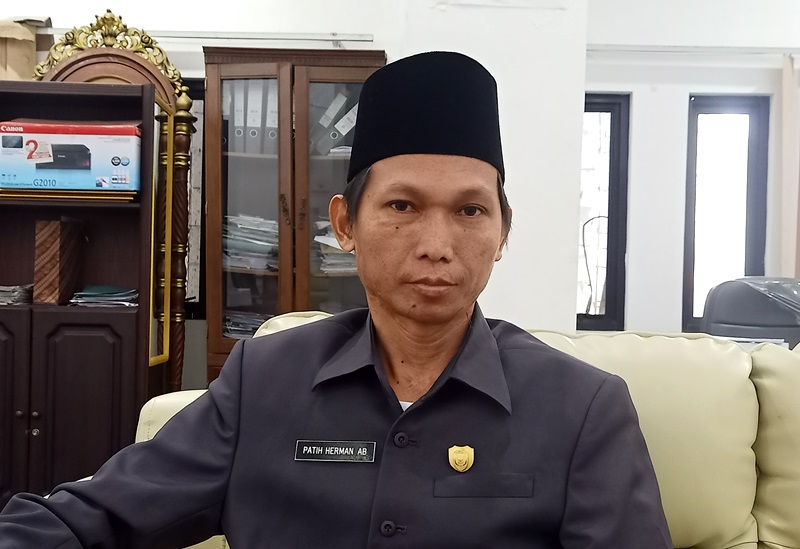 Patih Herman AB, Anggota DPRD Kabupaten Barito Utara dari Farksi Partai Demokrat. (fhoto:ist/red-lintaskalimantan.co) 