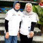 Ketua DPRD Kabupaten Barito Utara, Ir. Hj. Mery Rukaini, M.IP., didampingi Wakil Ketua II DPRD Hj. Henny Rosgiaty, S.P., M.M., menghadiri kegiatan Jalan Santai dan Senam Bersama dalam rangka memeriahkan Peringatan Hari Bhayangkara ke-80 yang dipusatkan di Bundaran Buah, Muara Teweh, Minggu (28/6/2026) pagi. (fhoto:ist/*/Kai/red-lintaskalimantan) 