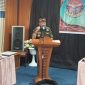 Drs. Yansen A. Binti, MBA Ketua Umum Gerdayak Indonesia, saat menyampaikan sambutan dan membuka secara resmi rakerda Gerdayak Indonesia Jumat 05 Juni 2026 di Palangka Raya. (fboto:ist/*/anung-red) 