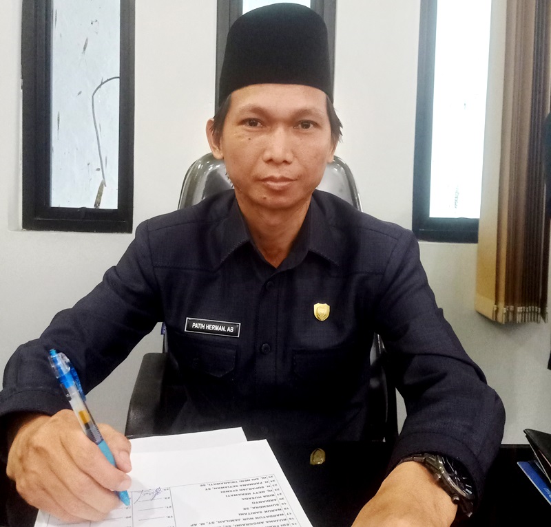 Patih Herman AB, Anggota DPRD Kabupaten Barito Utara dari Partai Demokrat. (fhoto:ist/*/red-lintaskalimantan.co) 