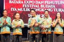 Wakil Ketua I DPRD Barito Utara H Beny Siswanto saat menghadiri pembukaan Batara Expo dan penutupan FBIMBT, di eks Bandara Beringin Muara Teweh, Minggu (28/6/2026) malam. (fhoto:ist/*/dok/kai/red-lintaskalimantan) 