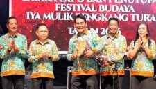 Wakil Ketua I DPRD Barito Utara H Beny Siswanto saat menghadiri pembukaan Batara Expo dan penutupan FBIMBT, di eks Bandara Beringin Muara Teweh, Minggu (28/6/2026) malam. (fhoto:ist/*/dok/kai/red-lintaskalimantan)