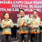 Wakil Ketua I DPRD Barito Utara H Beny Siswanto saat menghadiri pembukaan Batara Expo dan penutupan FBIMBT, di eks Bandara Beringin Muara Teweh, Minggu (28/6/2026) malam. (fhoto:ist/*/dok/kai/red-lintaskalimantan) 