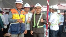 Ketua Fraksi PDI Perjuangan DPRD Barito Utara, H. Taufik Nugraha, saat menghadiri Groundbreaking Ceremony proyek tersebut yang dipimpin langsung oleh Bupati Barito Utara, H. Shalahuddin, di Kelurahan Lanjas, Rabu 1 Juli 2026. (fhoto:ist/*/kai/red-lintaskalimantan)