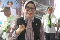 Hj. Nety Herawati, Ketua Komisi I DPRD Barito Utara saat menghadiri Groundbreaking Ceremony, di RT 04, Kelurahan Lanjas, Rabu 1 Juli 2026. (fhoto:ist/*/kai/red-lintaskalimantan). 